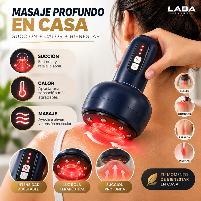 VENTALIV™ Masajeador con succión y calor