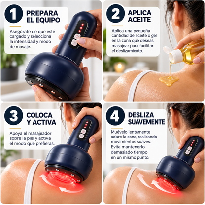VENTALIV™ Masajeador con succión y calor