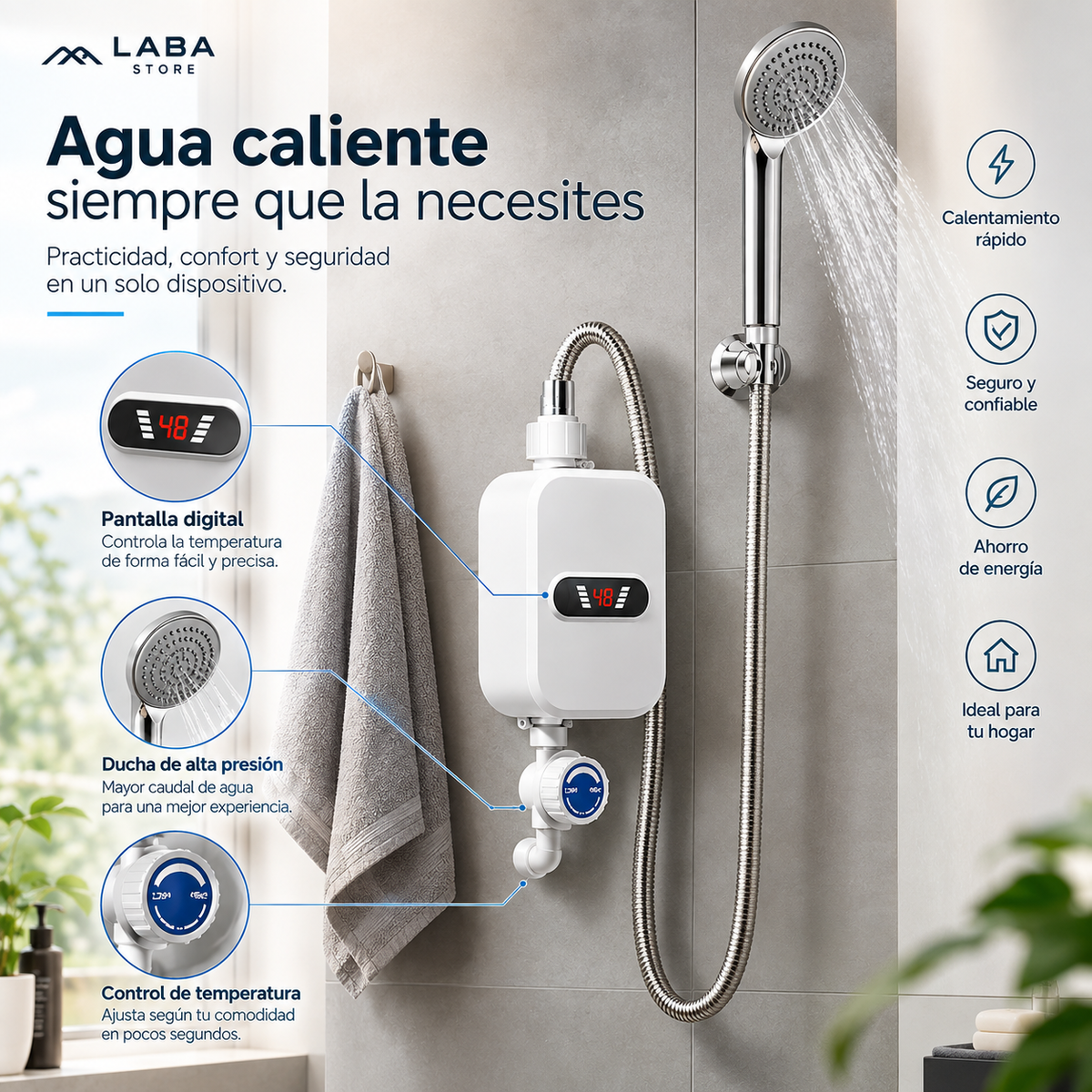 AquaTemp - Calor preciso cuando lo necesitas