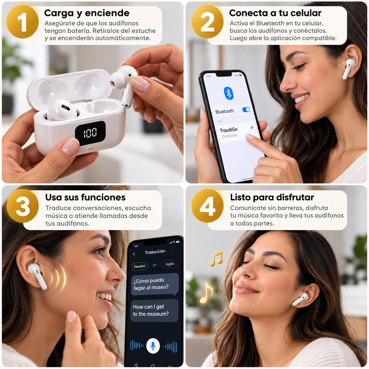 TraudiGo! Auricular Traductor de Idiomas